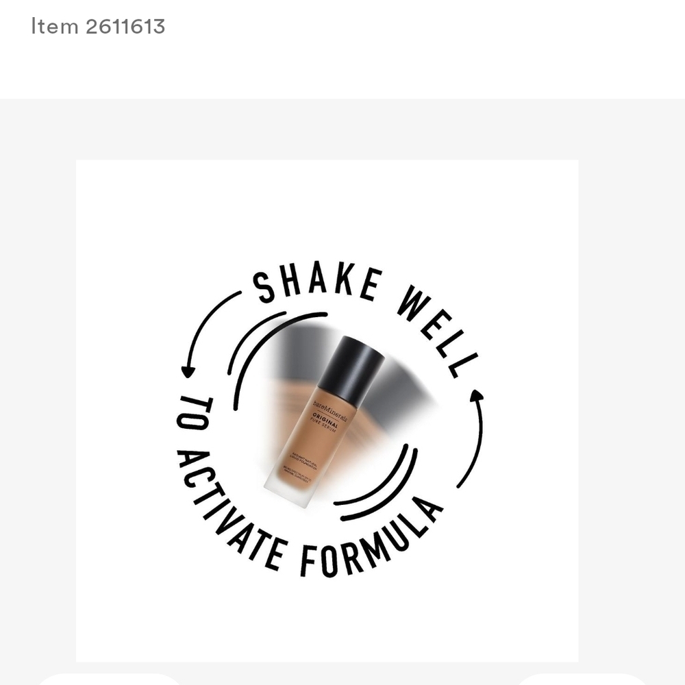 bareMinerals Original Pure Serum Foundation - Medium Neutral - USED-EXPIRED 5/25 - Picture 5 of 10